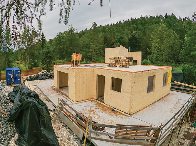 struttura casa legno