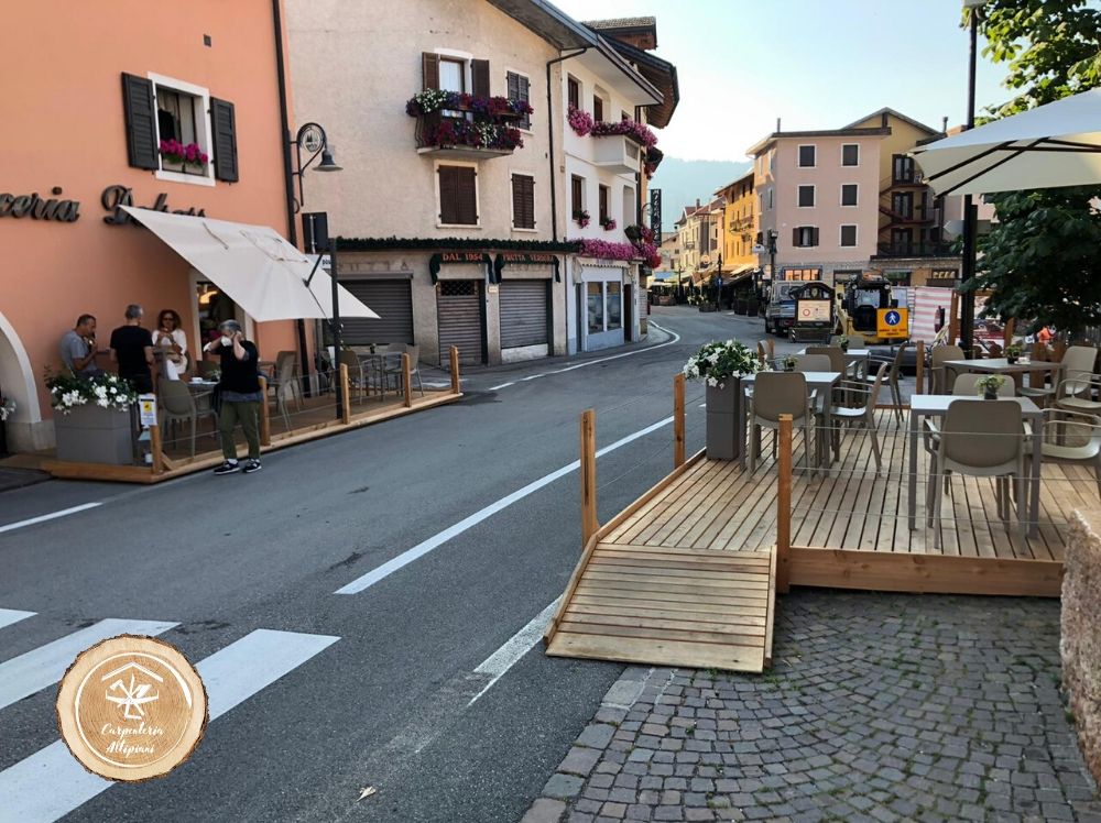 plateatici legno per esterni